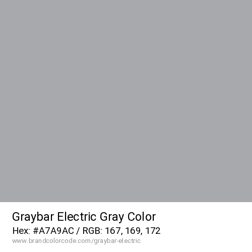 Graybar Electric's Gray color solid image preview