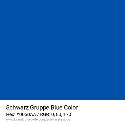 Schwarz Gruppe's Blue color solid image preview