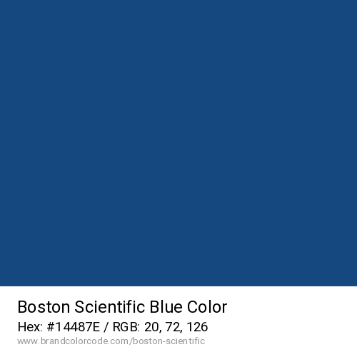 Boston Scientific's Blue color solid image preview