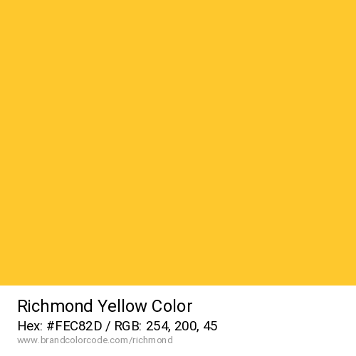 Richmond's Yellow color solid image preview