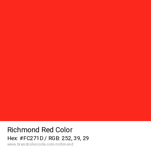 Richmond's Red color solid image preview