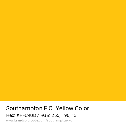Southampton F.C.'s Yellow color solid image preview