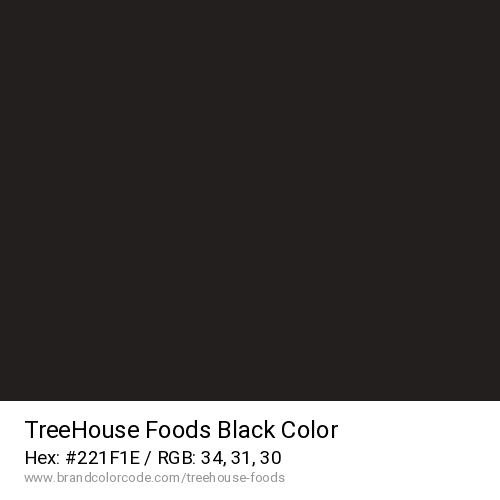 TreeHouse Foods's Black color solid image preview