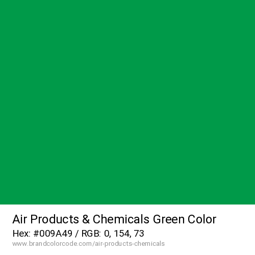 Air Products & Chemicals's Green color solid image preview