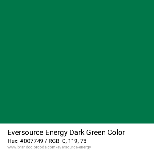 Eversource Energy's Dark Green color solid image preview