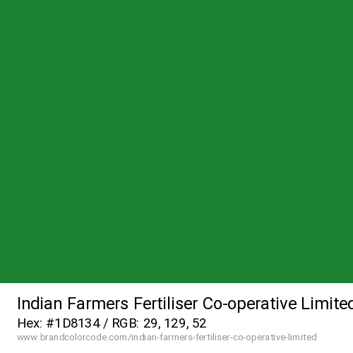 Indian Farmers Fertiliser Co-operative Limited's Green color solid image preview