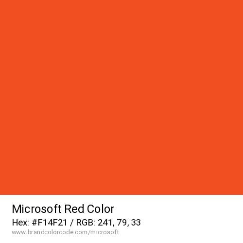 Microsoft's Red color solid image preview