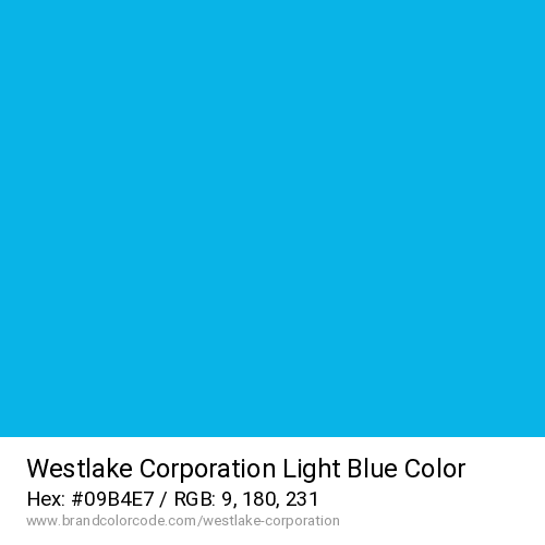Westlake Corporation's Light Blue color solid image preview