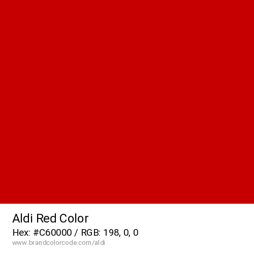 Aldi's Red color solid image preview
