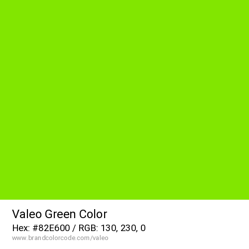 Valeo's Green color solid image preview