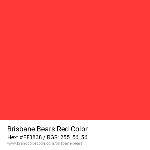 Brisbane Bears's Red color solid image preview