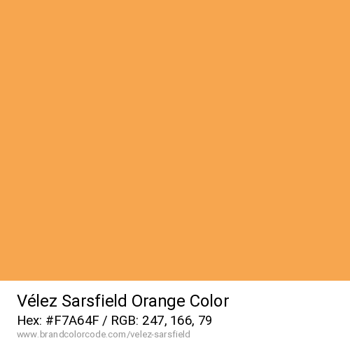 Vélez Sarsfield's Orange color solid image preview