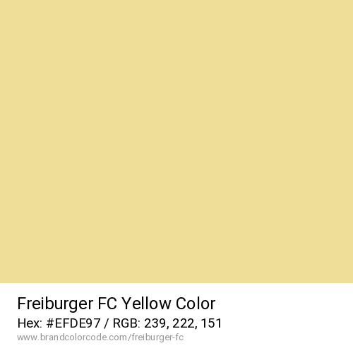 Freiburger FC's Yellow color solid image preview