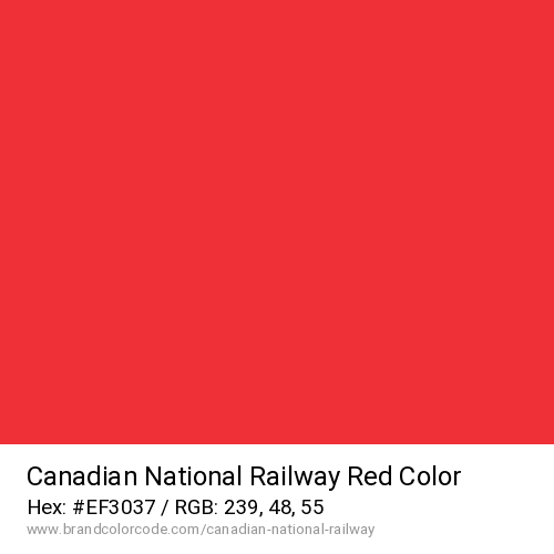 Canadian National Railway's Red color solid image preview