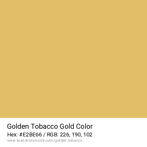 Golden Tobacco's Gold color solid image preview
