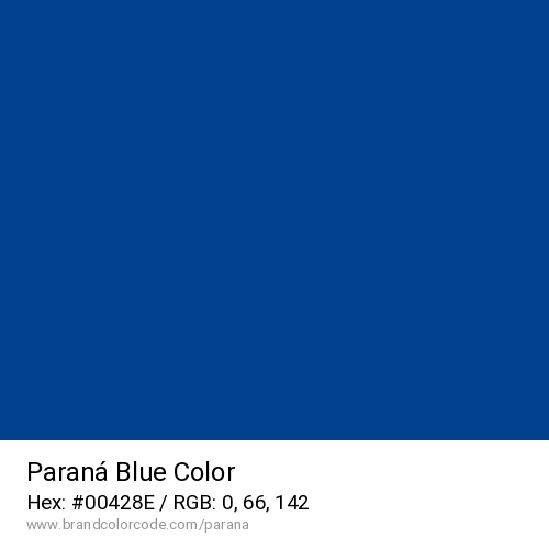 Paraná's Blue color solid image preview