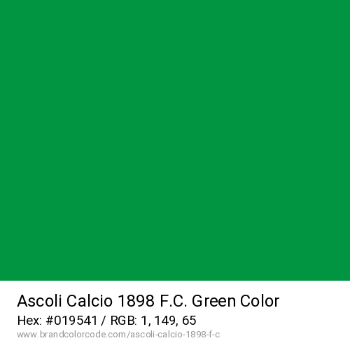 Ascoli Calcio 1898 F.C.'s Green color solid image preview