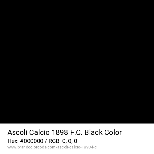 Ascoli Calcio 1898 F.C.'s Black color solid image preview