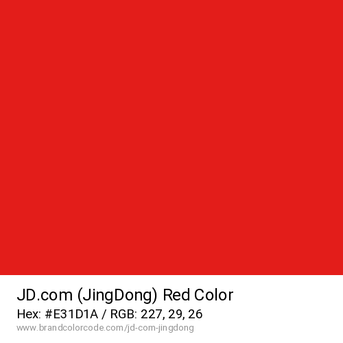 JD.com (JingDong)'s Red color solid image preview