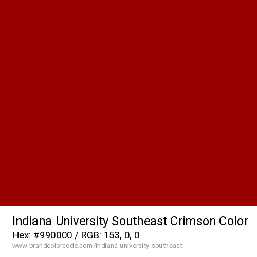 Indiana University Southeast's Crimson color solid image preview