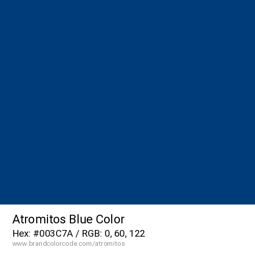 Atromitos's Blue color solid image preview