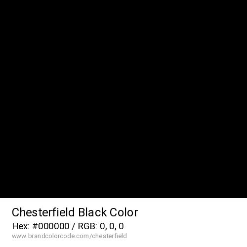 Chesterfield's Black color solid image preview