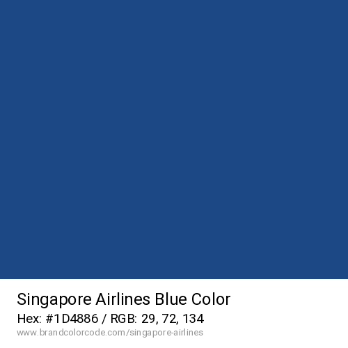 Singapore Airlines's Blue color solid image preview