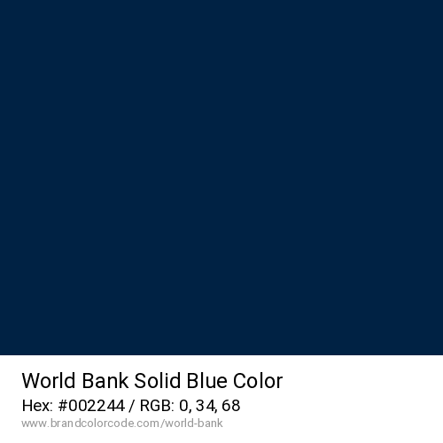 World Bank's Solid Blue color solid image preview