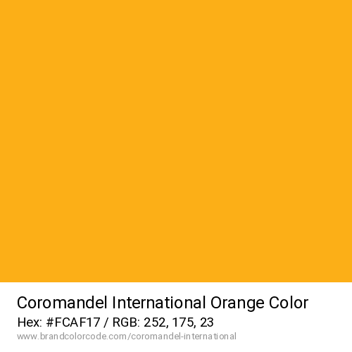 Coromandel International's Orange color solid image preview