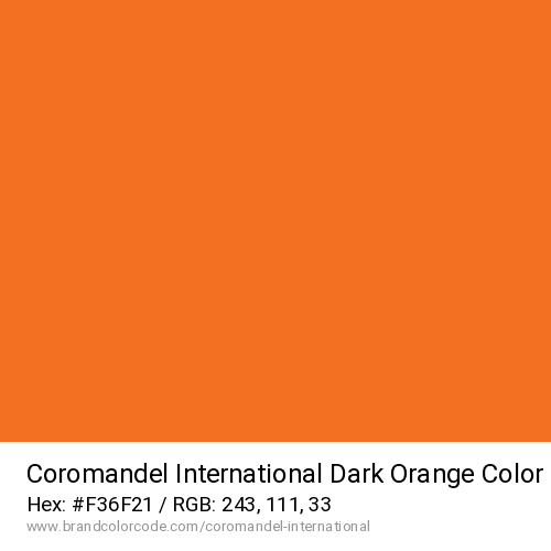 Coromandel International's Dark Orange color solid image preview