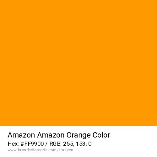 Amazon's Amazon Orange color solid image preview
