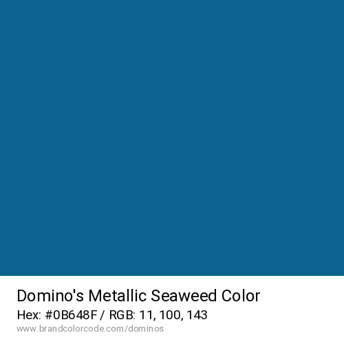 Domino’s's Metallic Seaweed color solid image preview