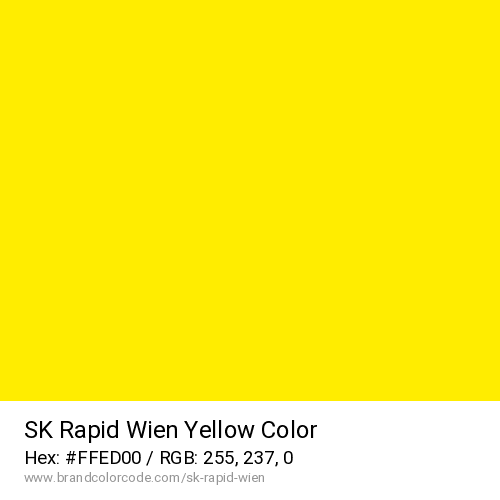 SK Rapid Wien's Yellow color solid image preview