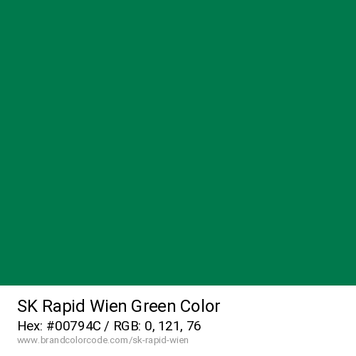 SK Rapid Wien's Green color solid image preview