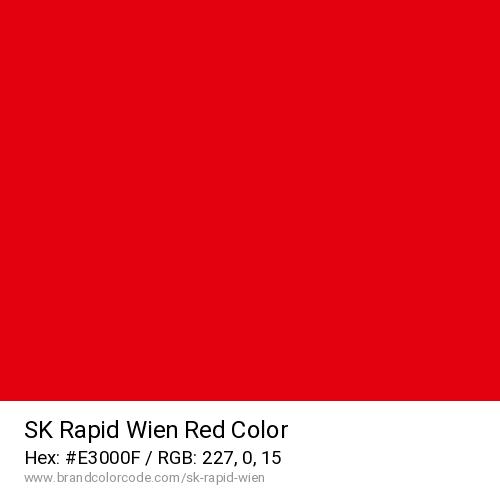 SK Rapid Wien's Red color solid image preview