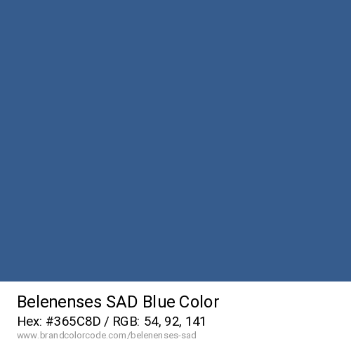 Belenenses SAD's Blue color solid image preview