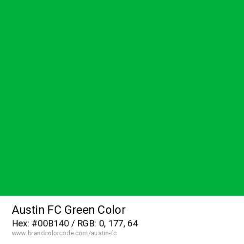 Austin FC's Green color solid image preview