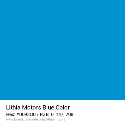 Lithia Motors's Blue color solid image preview