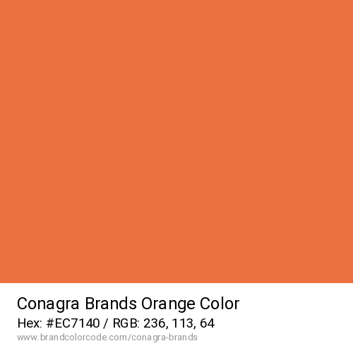 Conagra Brands's Orange color solid image preview