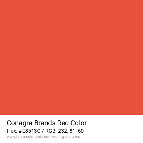 Conagra Brands's Red color solid image preview