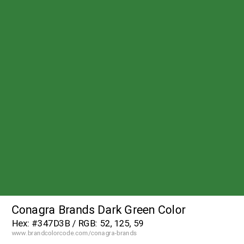 Conagra Brands's Dark Green color solid image preview