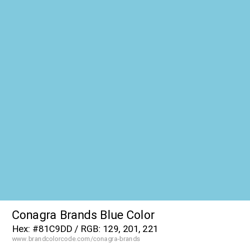 Conagra Brands's Blue color solid image preview