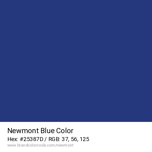 Newmont's Blue color solid image preview