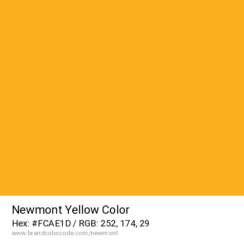 Newmont's Yellow color solid image preview