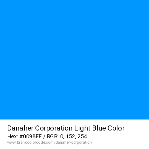 Danaher Corporation's Light Blue color solid image preview