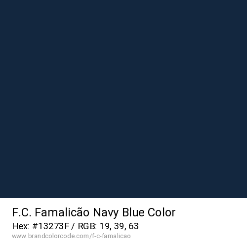 F.C. Famalicão's Navy Blue color solid image preview