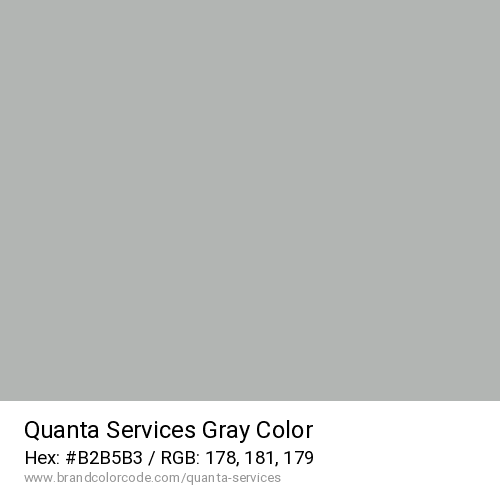 Quanta Services's Gray color solid image preview
