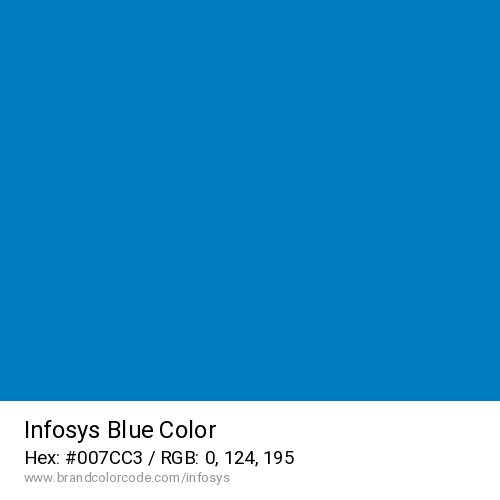 Infosys's Blue color solid image preview