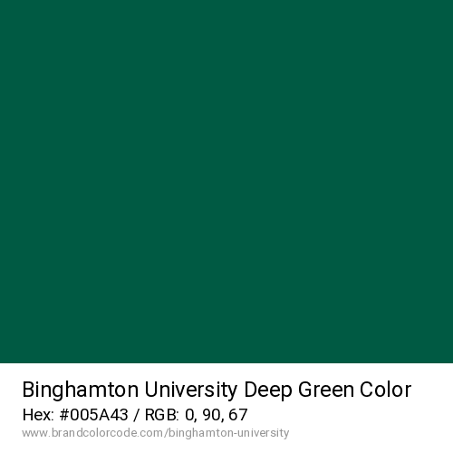 Binghamton University's Deep Green color solid image preview