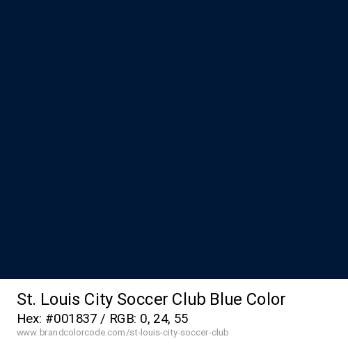 St. Louis City Soccer Club's Blue color solid image preview